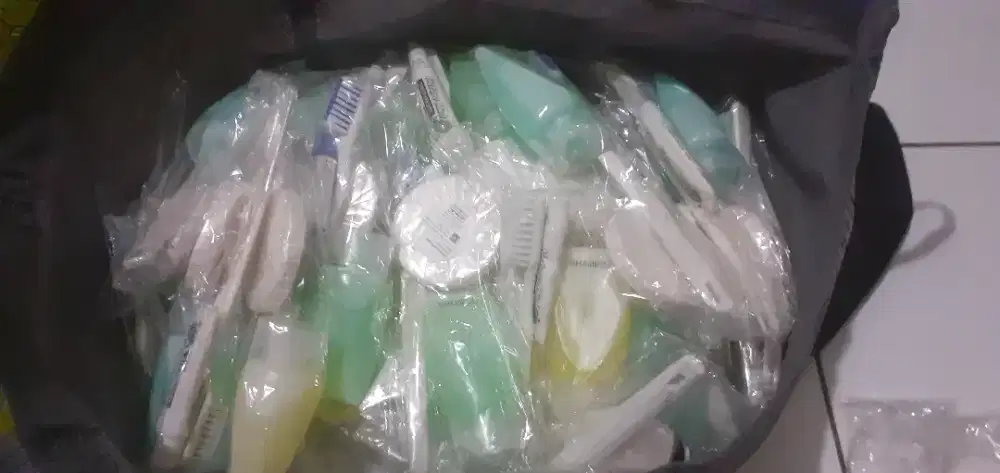 Jual sabun lengkp ada 150 pcs cocok buat hotel dan kost²an/ supenir