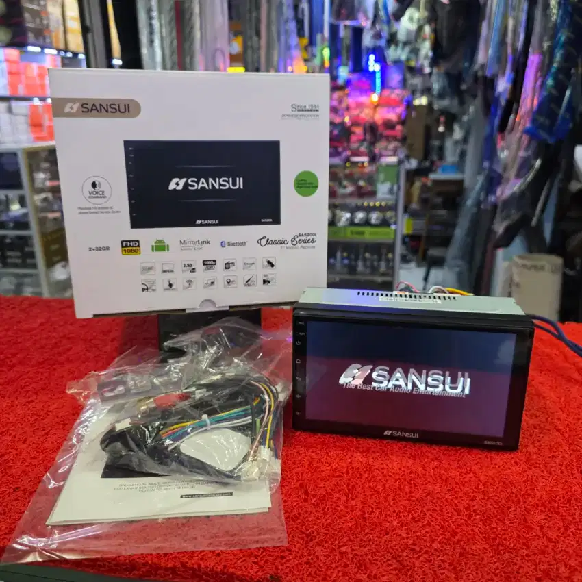 Head Unit Android SANSUI Classic Series SA5200i CarPlay 2GB+32GB 7 in