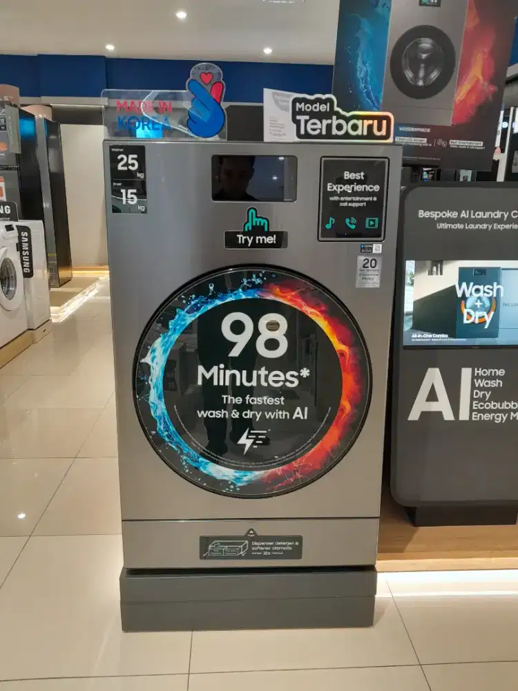 Mesin cuci dryer WD25DB8995BZSE