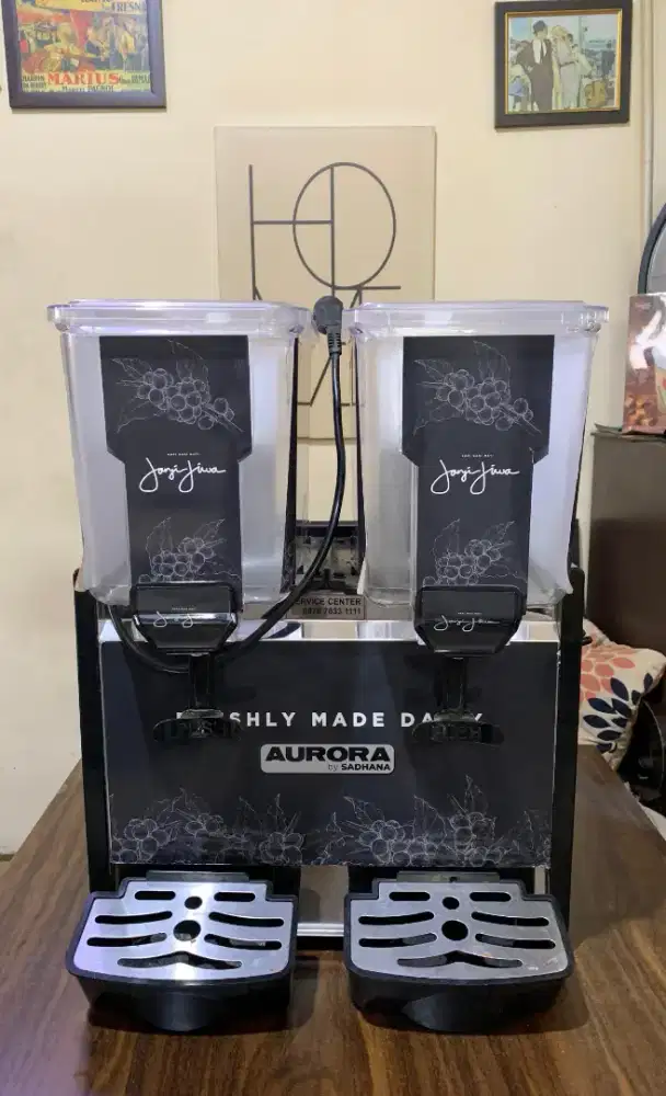 Mesin Jus Aurora DD212R Double Tank / Mesin Juice / Juicer Dispenser