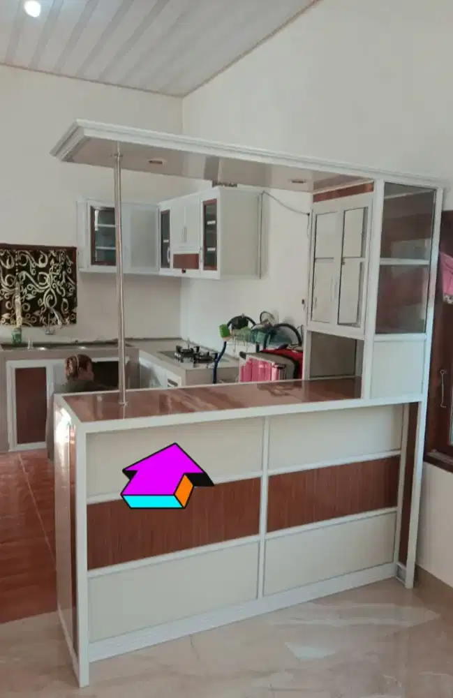 Minibar lengkap bahan almunium acp / bl