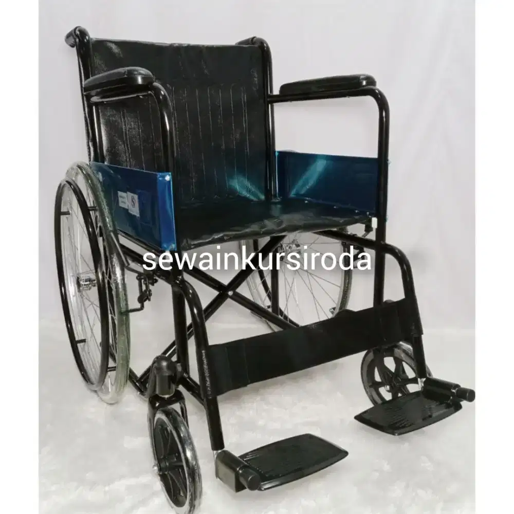 PROMO!! Kursi Roda Black Steel Sellaco Baru