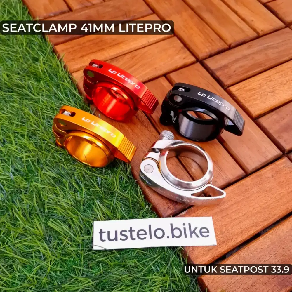 Seatclamp Litepro 41mm Alloy untuk Seatpost 33.9