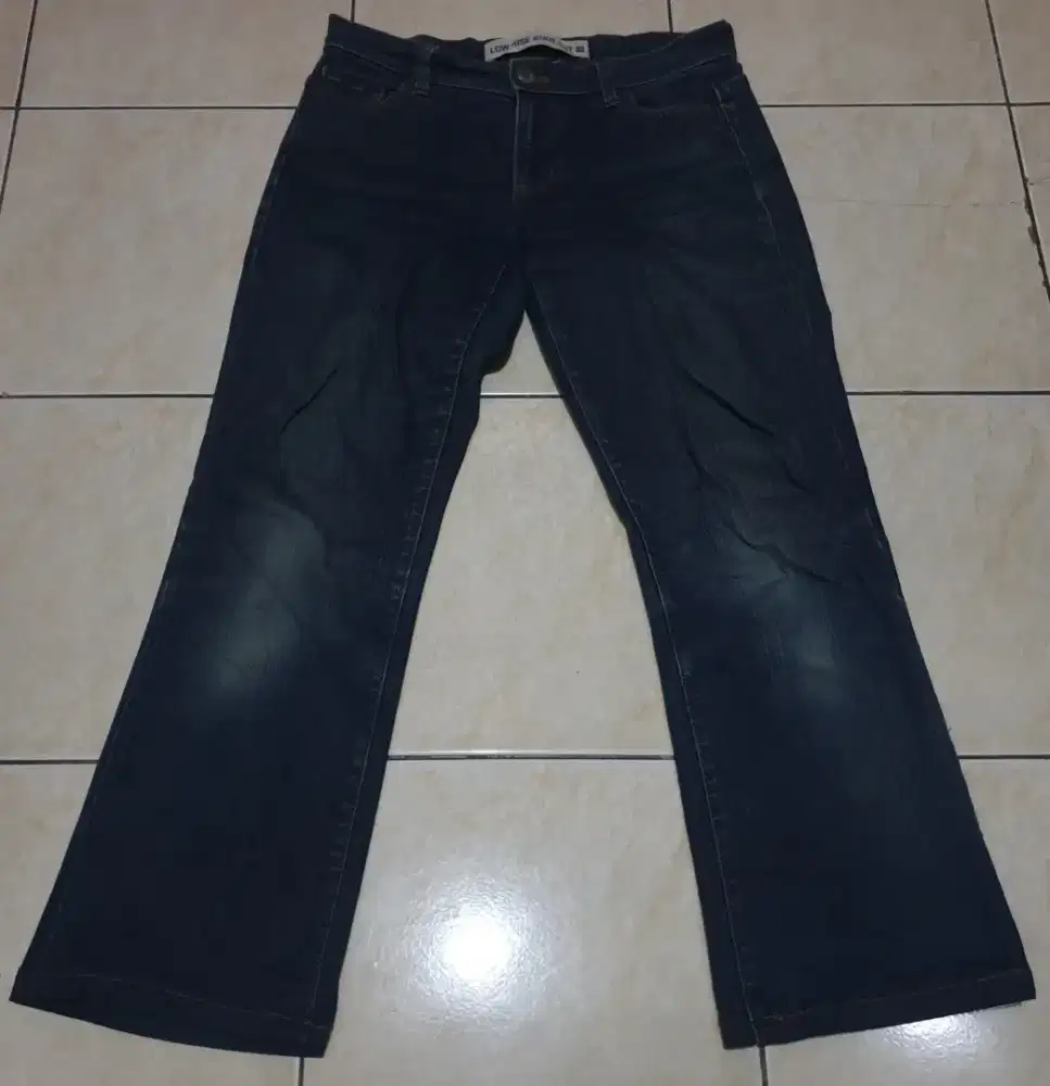 Celana panjang jeans gap dark blue
