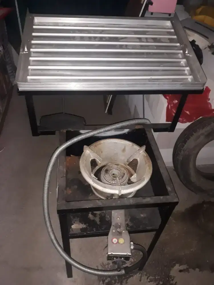 Kompor standing pressure gas free deep fryer