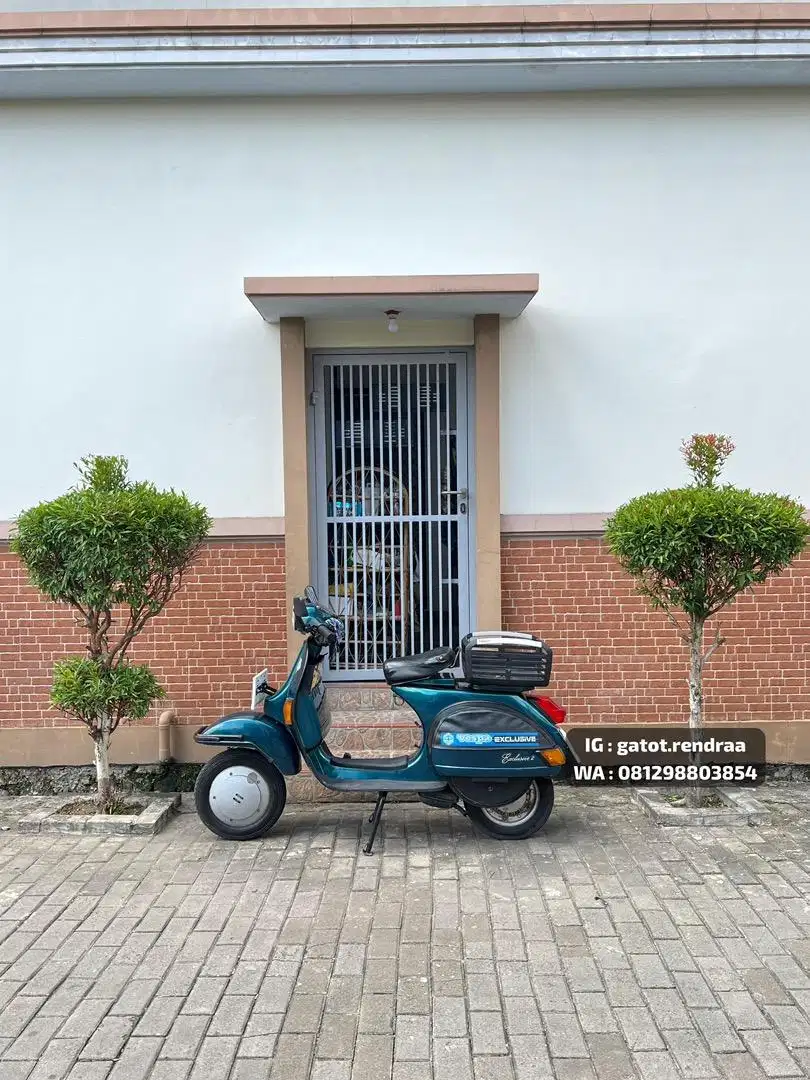 Vespa Exclusive 2 Tahun 2023 Hijau Metalik