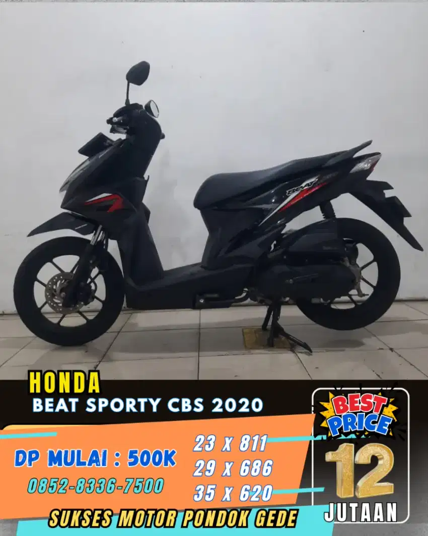 DP 500 RIBU HONDA BEAT SPORTY CBS TAHUN 2020