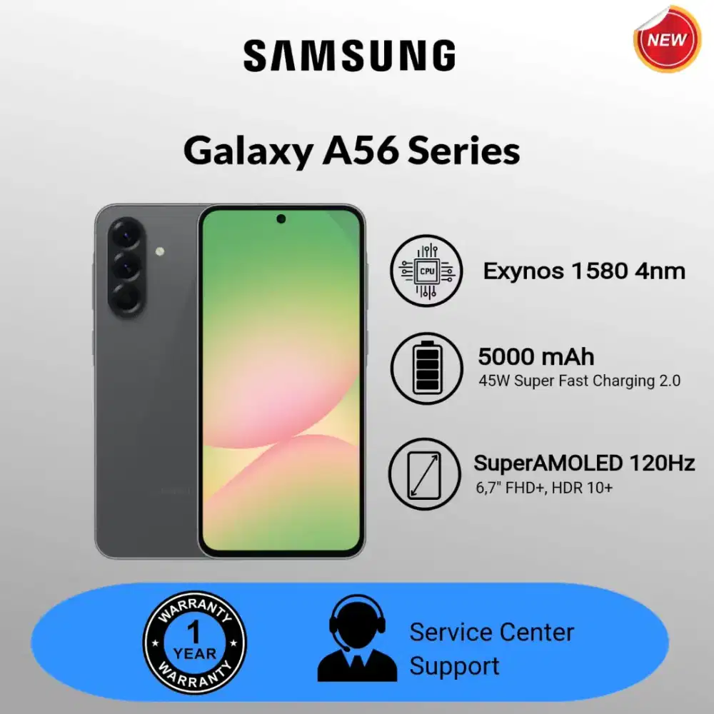 Samsung A56 256GB Garansi Resmi