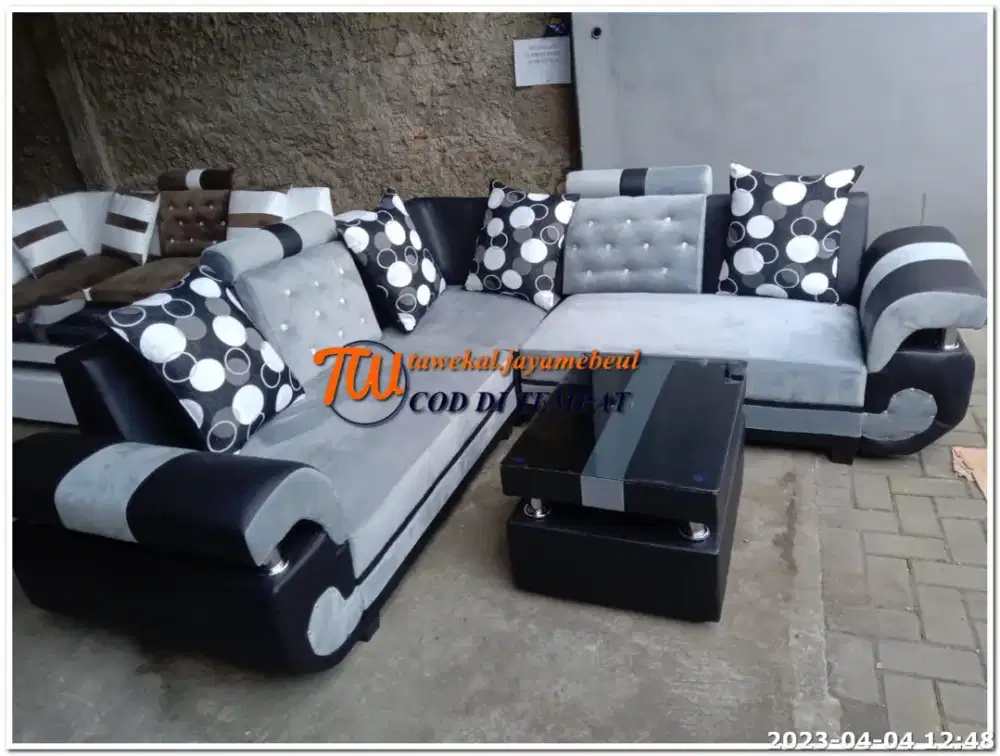 (Murah) Sofa Sudut Minimallis - mhn dibaca deskripsinya.