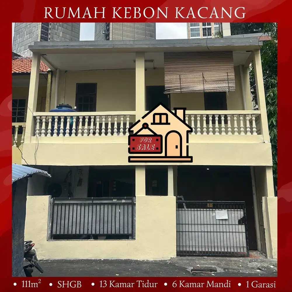 Jual cepat Rumah di kebon kacang