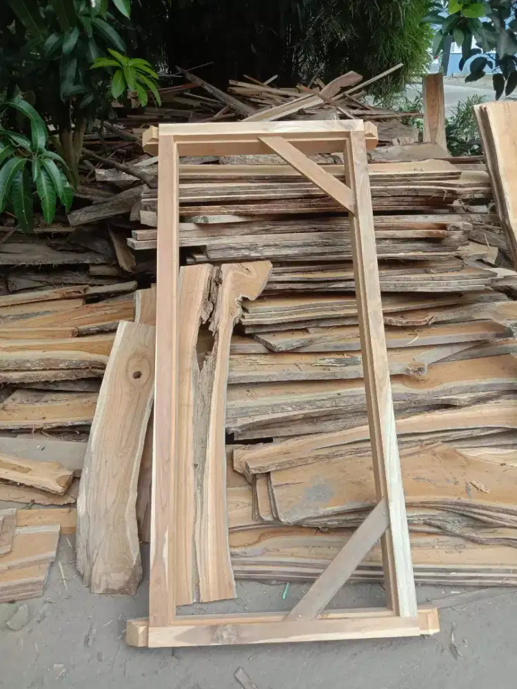kusen jendela dan daun jendela kayu jati