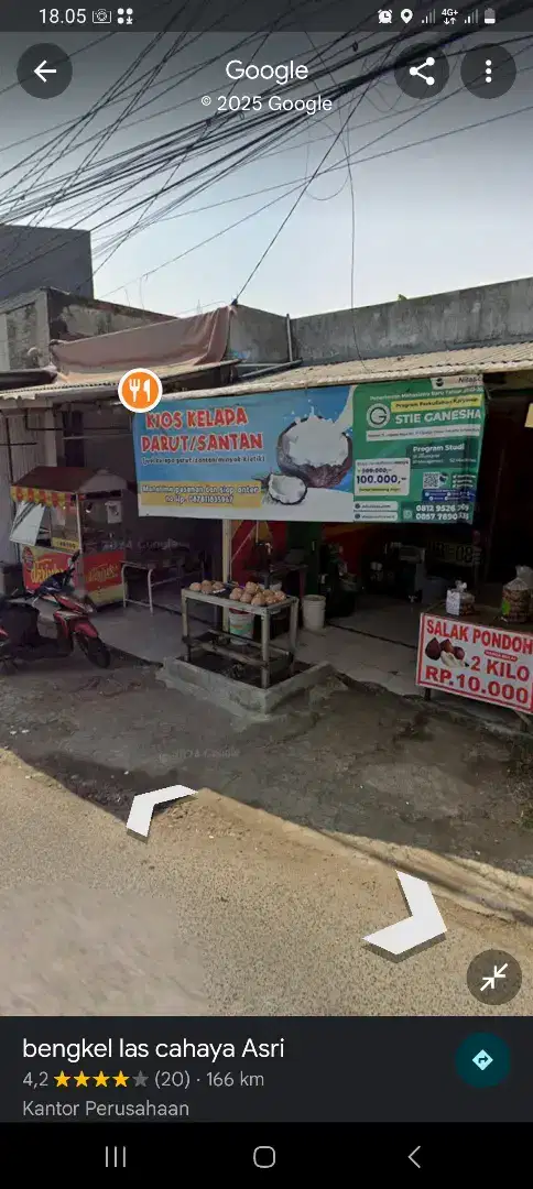 Turun harga butuh uang kios SHM bogor kota