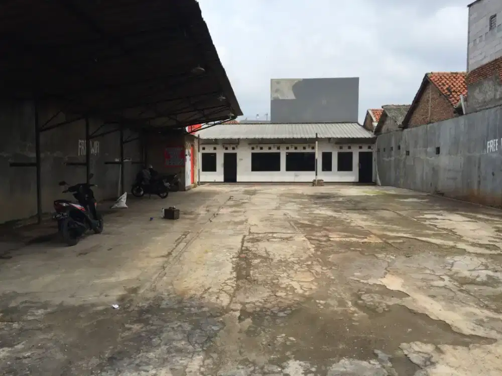 Dijual tanah luas  468 m2, lok deket terminal Polu gebang