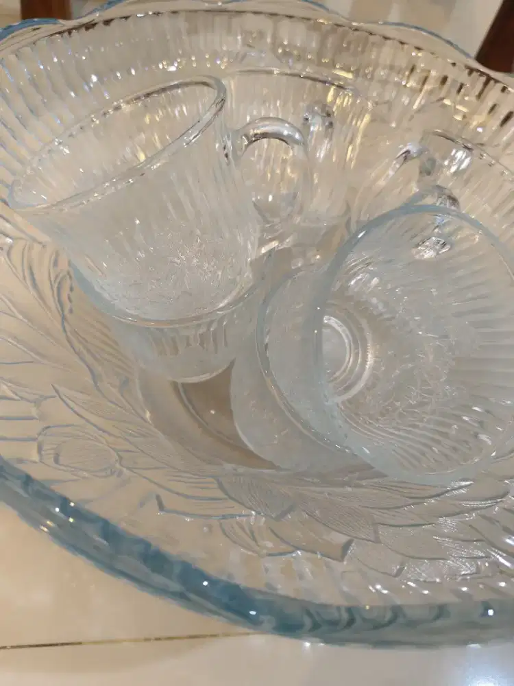 Mangkuk Besar Cocktail Mangkok Sop Buah Kaca Tebal Kedaung