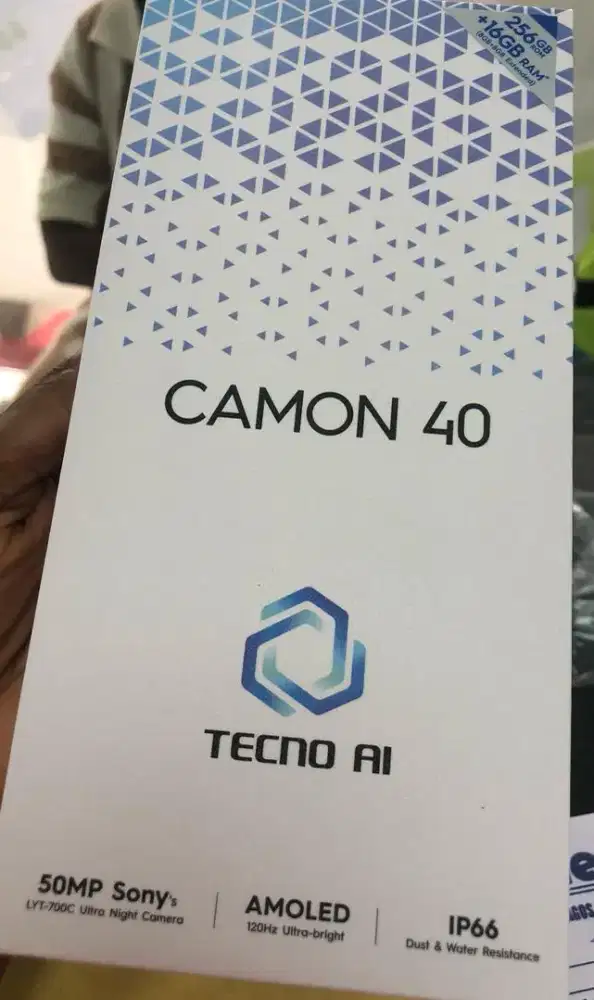 TECNO CAMON 40 RAM 8/128-256GB KAS & KREDIT BARU GARANSI RESMI