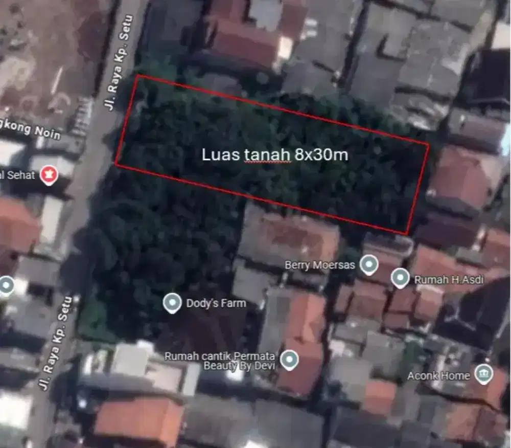 Di jual Tanah pinggir jalan di Bintara