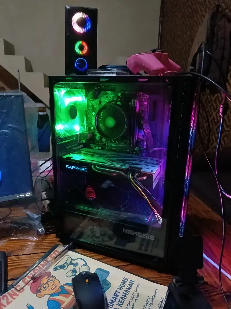 Komputer Ryzen 5 5500 x RX 580