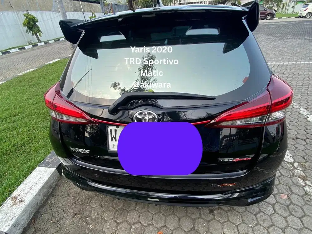 Jual Yaris TRD Sportivo 2020 Hitam Matic