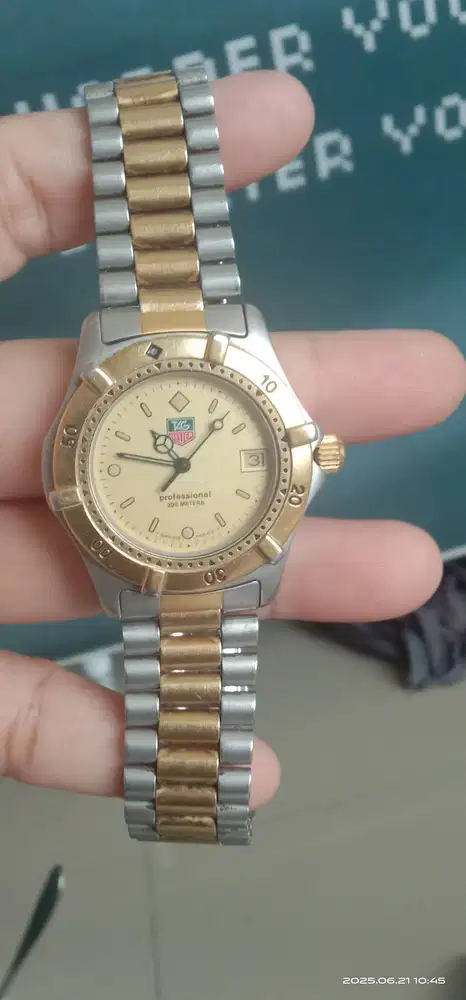 TAG HEUER ladies kombinasi gold Rante skitar 16 cm