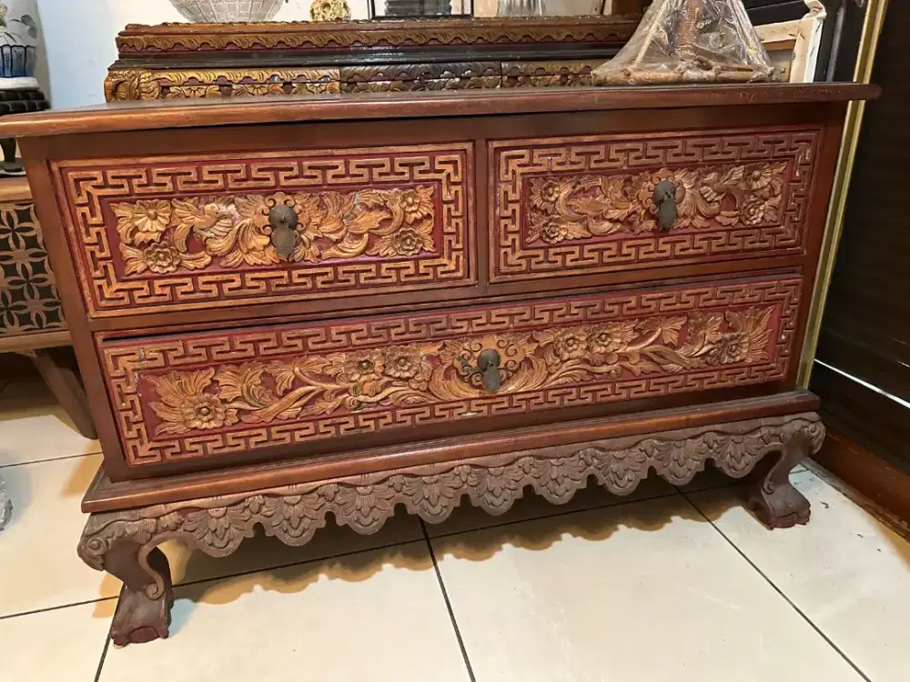 DIJUAL 2 BUFFET PALEMBANG UKIRAN (SEPASANG)