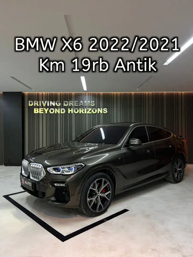 BMW X6 XDrive 40i M-Sport AT 2022 Coklat Met Nik 2021 B4UNA Km19rb