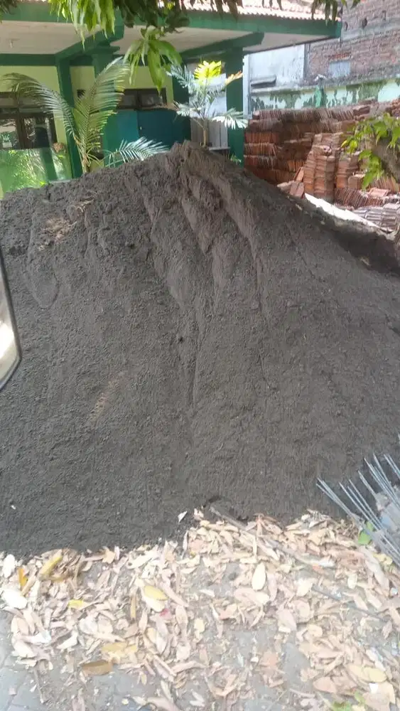 Pasir campur hitam / pasang / cor / plester