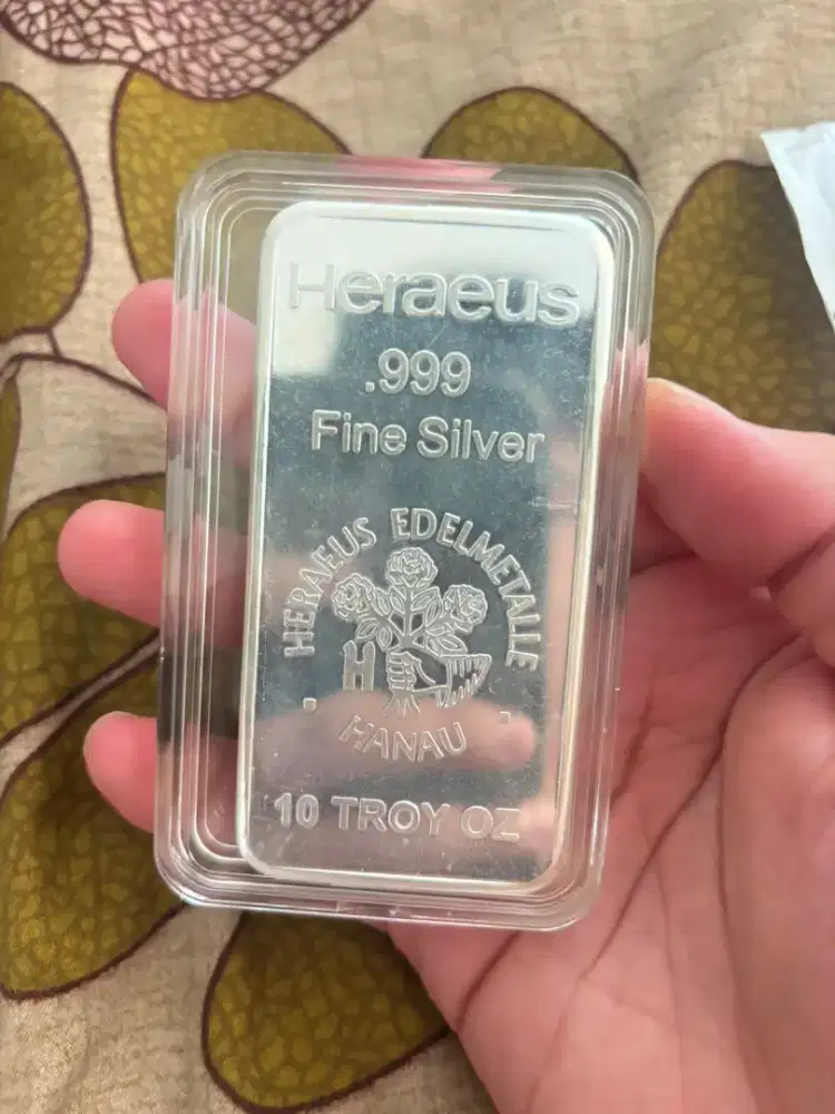 SILVER HERAEUS Mint Bar 10 Oz