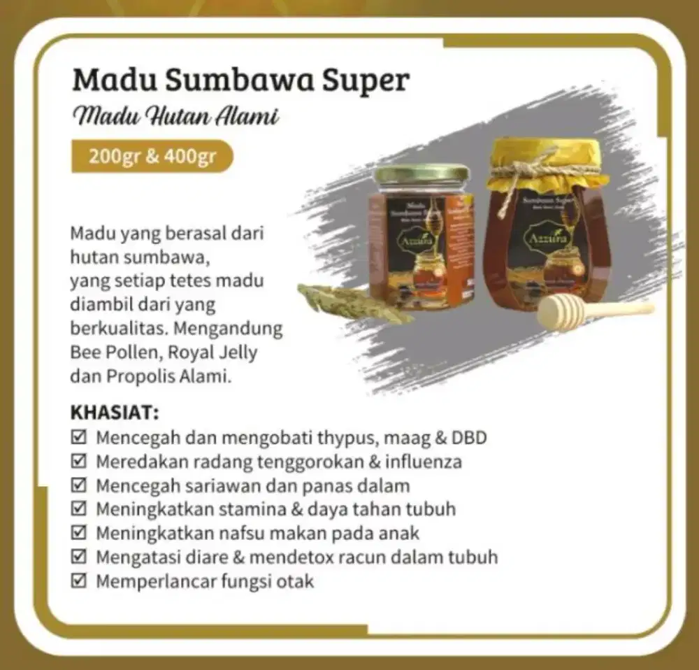 Madu Sumbawa Asli