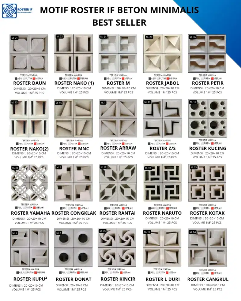 Roster/Loster beton/anti tampias