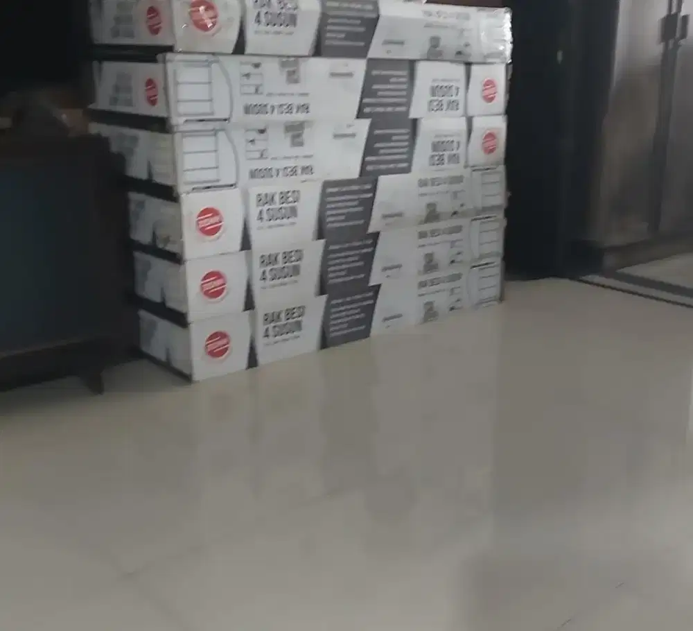 Rak besi ada roda kuat, besi tebal & bagus (baru)