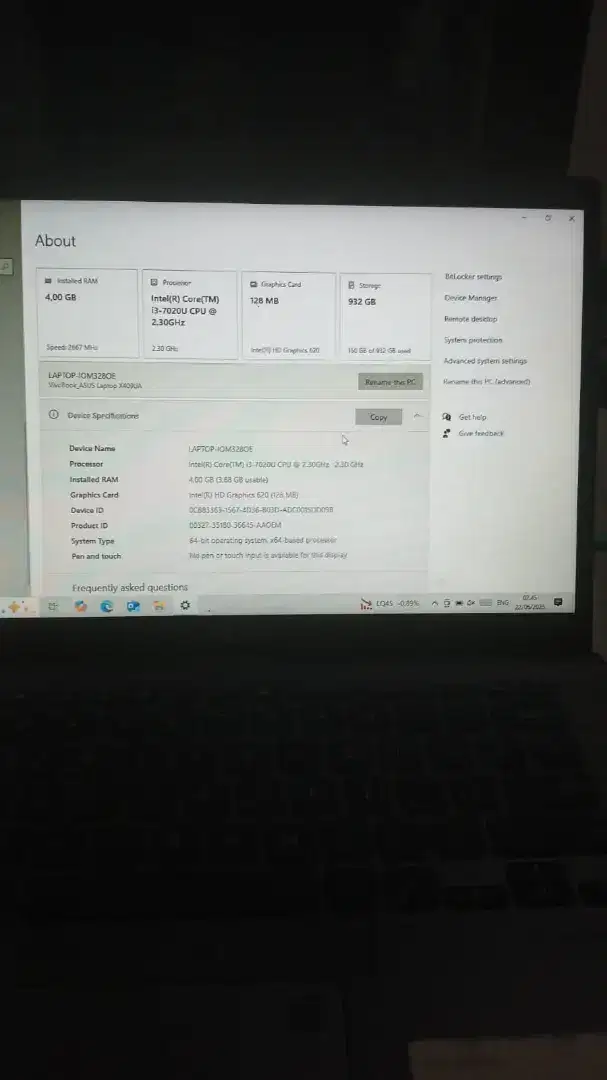Laptop asus a409ua
