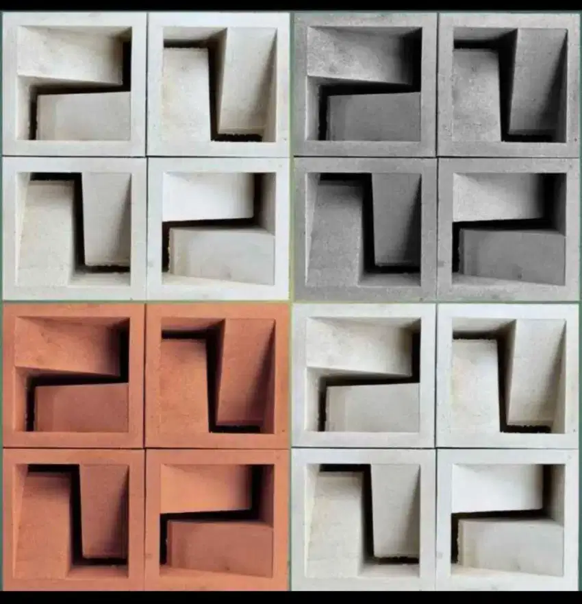Rosterbeton minimalis macam motif