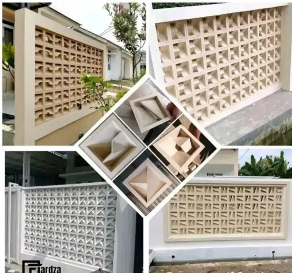 Rosterbeton minimalis macam motif