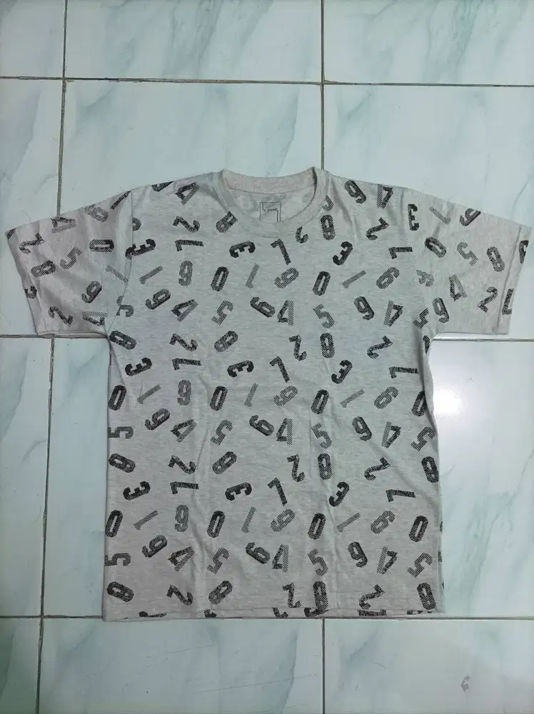 Kaos Lengan Pendek Pria - Krem Cokelat