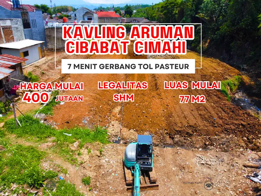 Tanah Kavling Dijual Dekat Taman Aruman Legalitas SHM