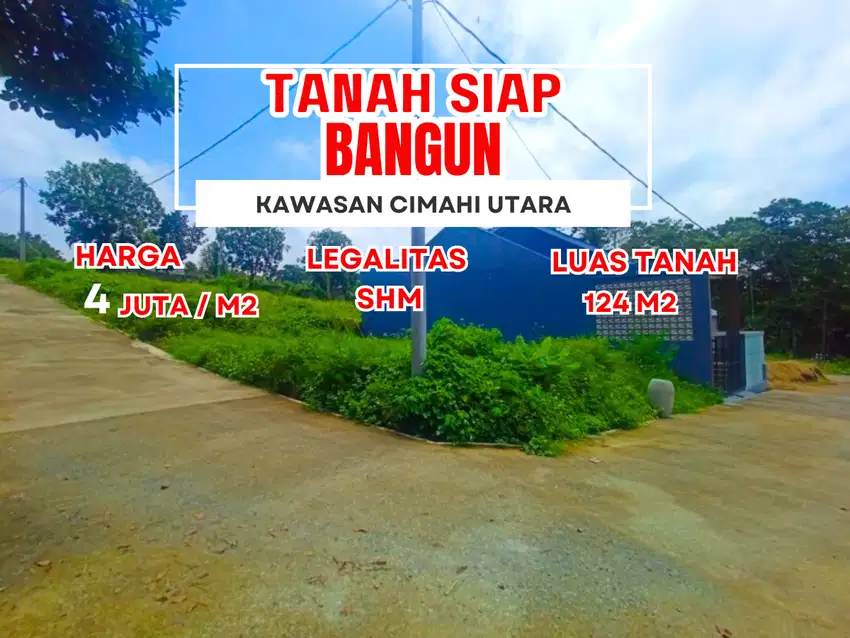 Tanah Dekat Alam Wisata Cimahi Standar Perumahan Cuma 4Jtan/M2