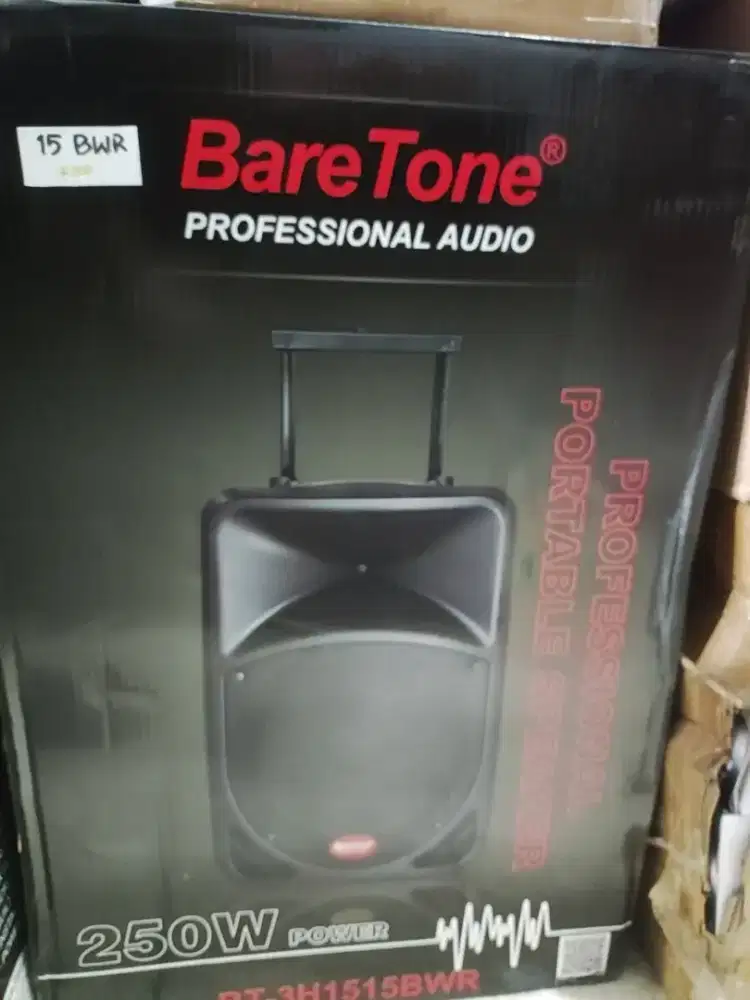 SPEAKER PORTABLE 15 INCH BARETONE MAX 15 BWR