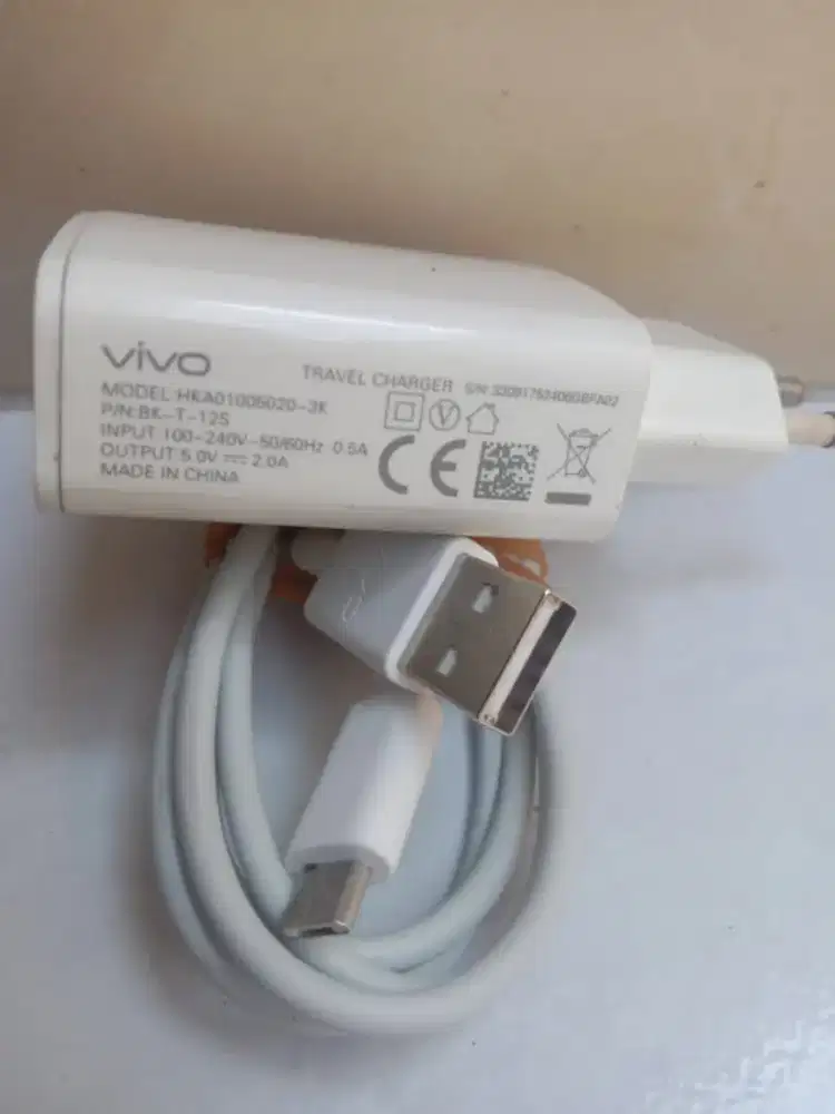 CHARGER ASLI ORI BAWAAN VIVO V7 | V5 | V5s | V5 LITE MIKRO USB