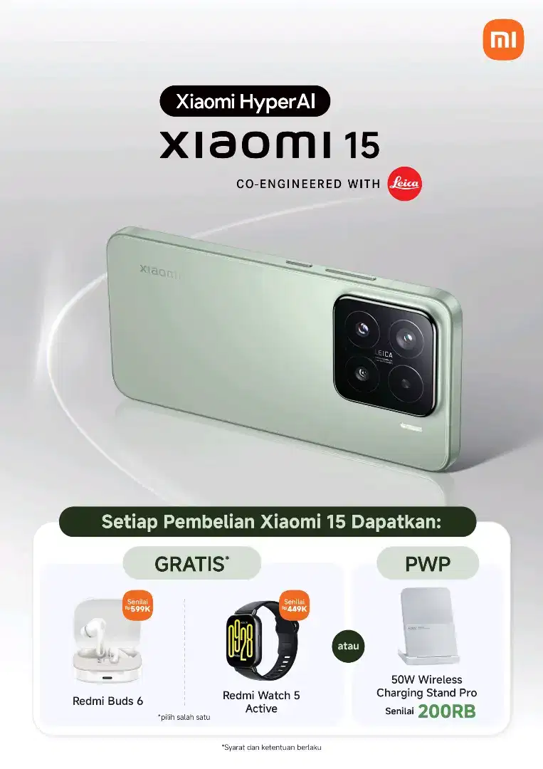 Xiaomi 15 12/512GB Garansi 24 Bulan