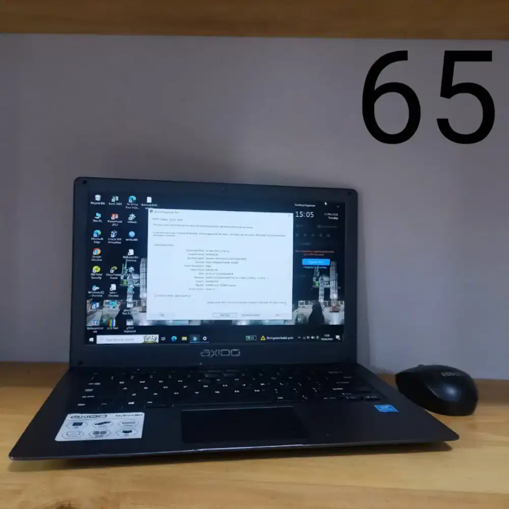 Axioo Mybook 14H Slim Intel N4020 DDR4 4GB SSD 256GB LED 14 FullHD