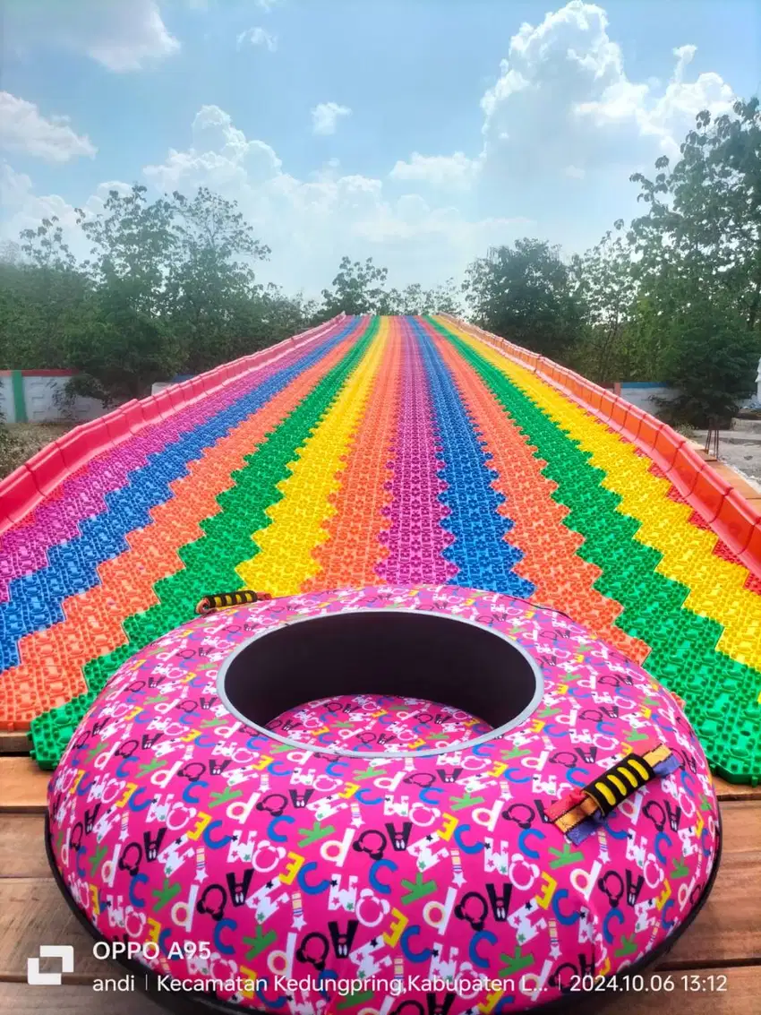 Rainbow Slide Jumbo Wahana Wisata Alam