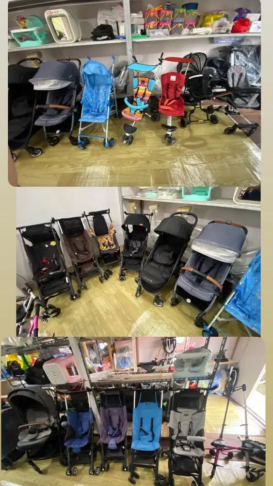 Stroller bayi siap pakai