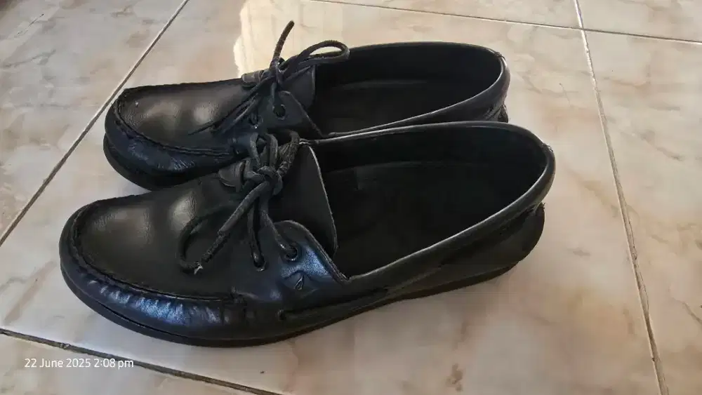 Sperry Top Sider Black Boat shoes