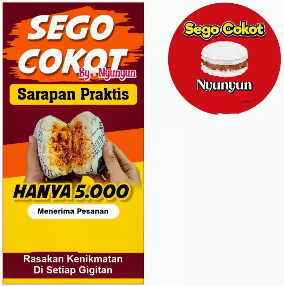 Nasi. Bungkus. Sego. Cokot