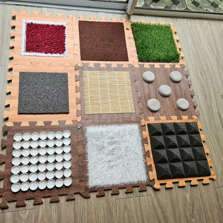 Sensory Mat 9‑in‑1 Bekas – Mainan Edukatif Bayi/Anak, Kondisi Bagus