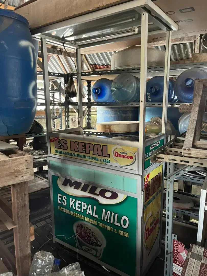 Di jual rak untuk usaha jualan es atau minuman
