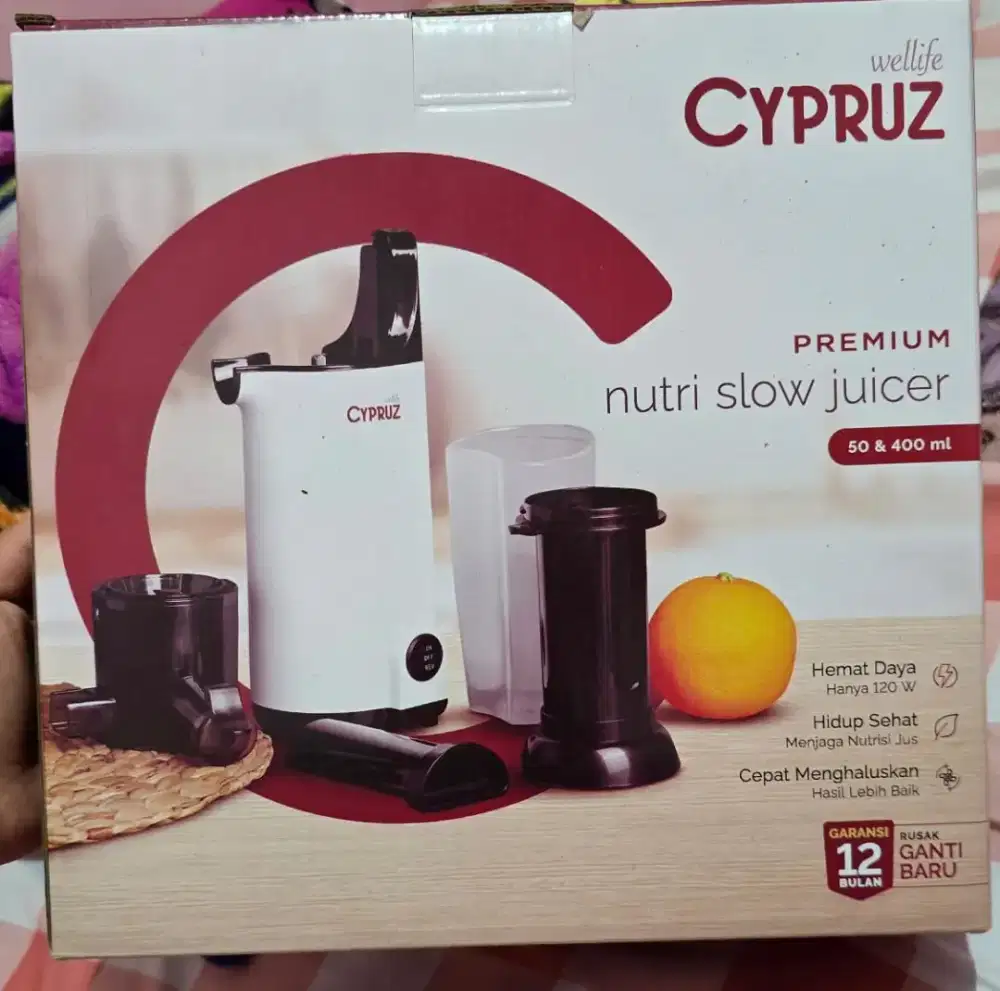 SLOW JUICER CYPRUZ NEW YAA