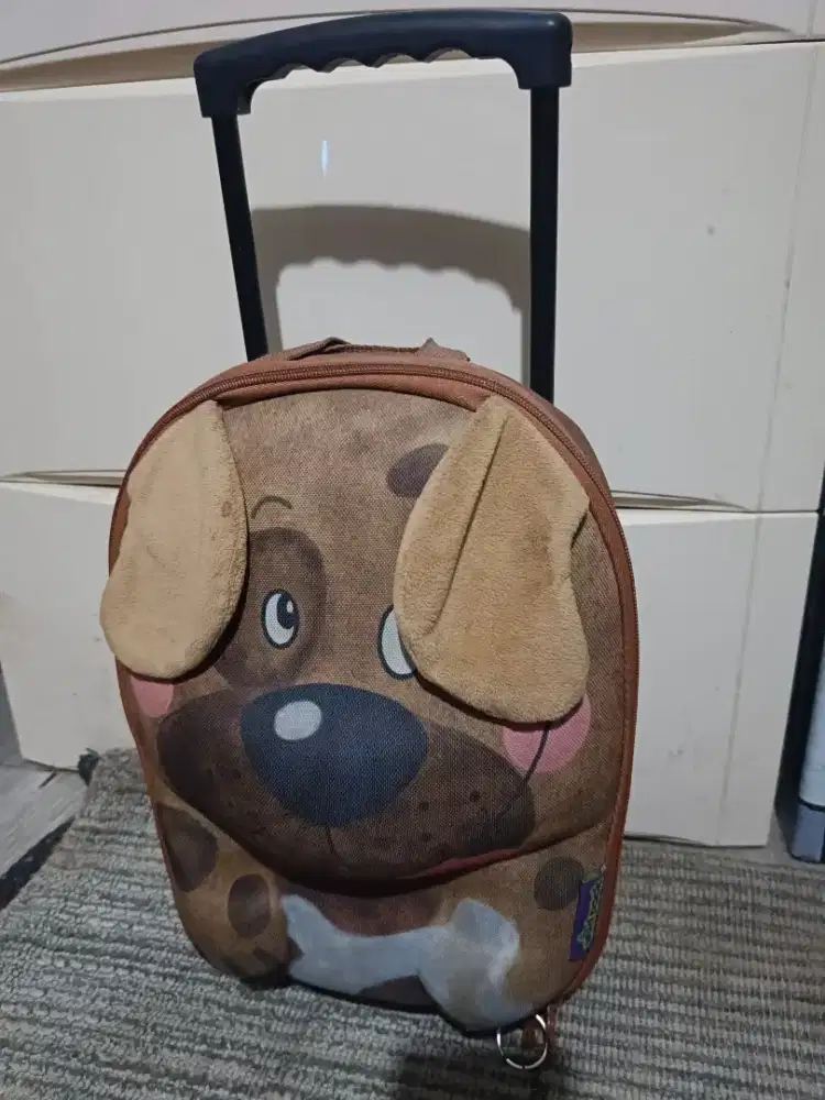 Dijual tas koper okiedog motif anjing
