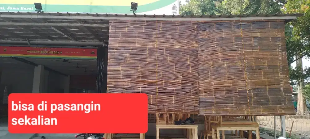 Krey tirai bambu wulung