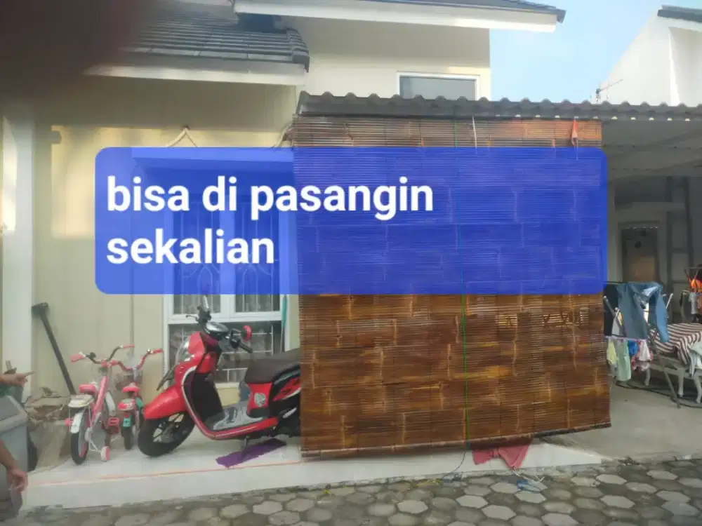 Krey tirai bambu wulung